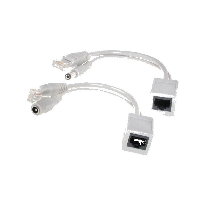 PoE adapteris POE-UNI (48V PoE į 12V, 10 / 100Mbps)