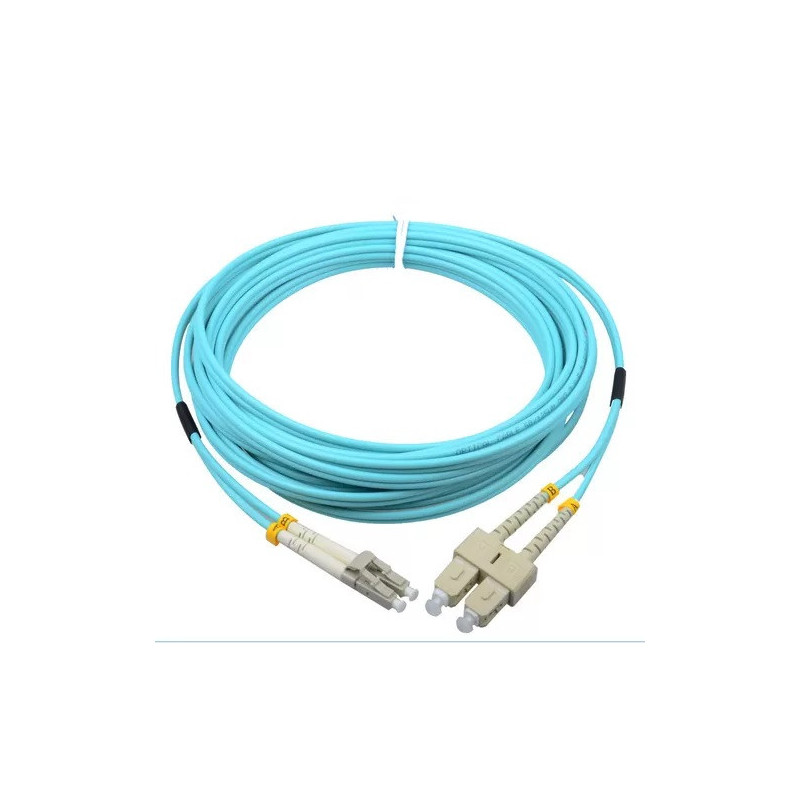 Optical patch cord LC/UPC-SC/UPC (SM 9/125, OM2, LSZH, dplx, 2m)