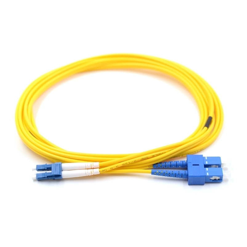 Optical patch cord LC/UPC-SC/UPC SM Duplex (20 m.)