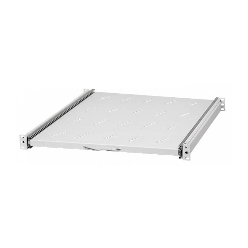 Ištraukiama lentyna 19'' spintai 1U 600mm A-HDB60G (su bėgeliais, pilka)
