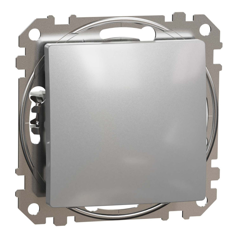 1-button switch Schneider Electric Sedna Design SDD113106 (aluminum)