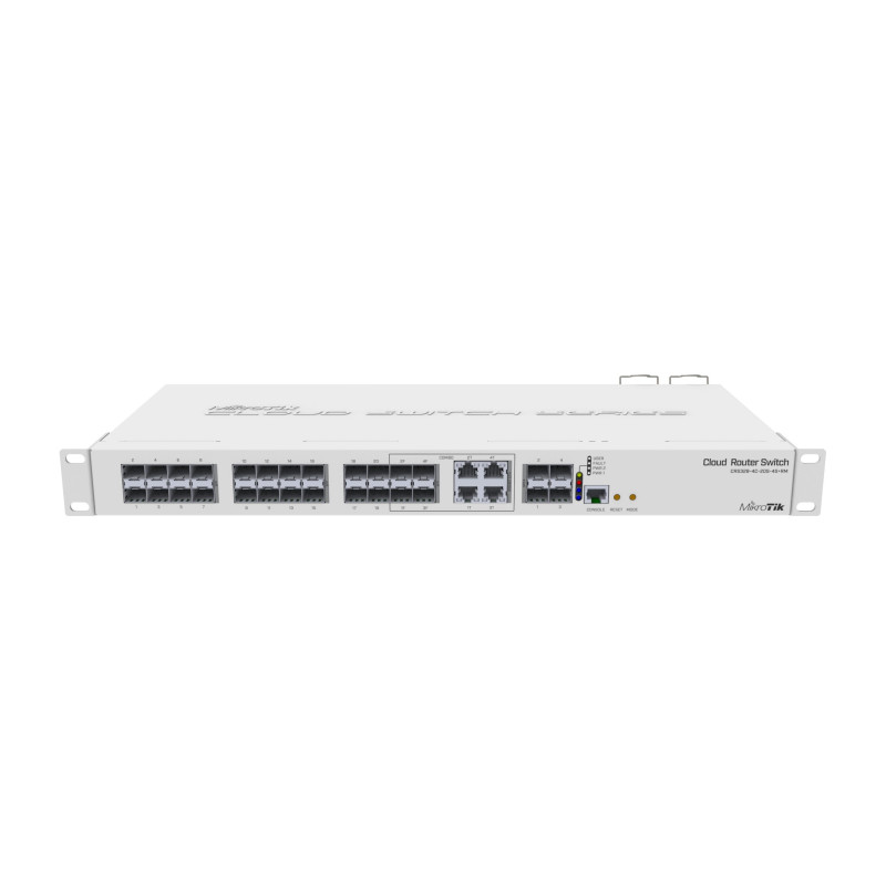24-port managed switch MikroTik CRS328-4C-20S-4S+RM
