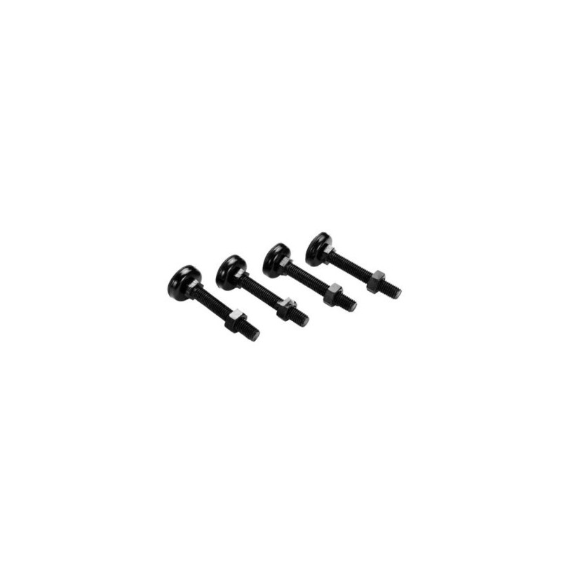 Height-adjustable cabinet legs (100mm, Ø12mm)