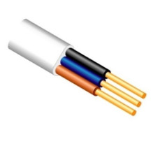 Power cable NKT VDYp / YDYp 3x1.5 (copper, monolith, PVC, white, 100m)