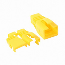 RJ45 kištuko gaubtelis LK-US067 (geltonas, Cat5e / Cat6)