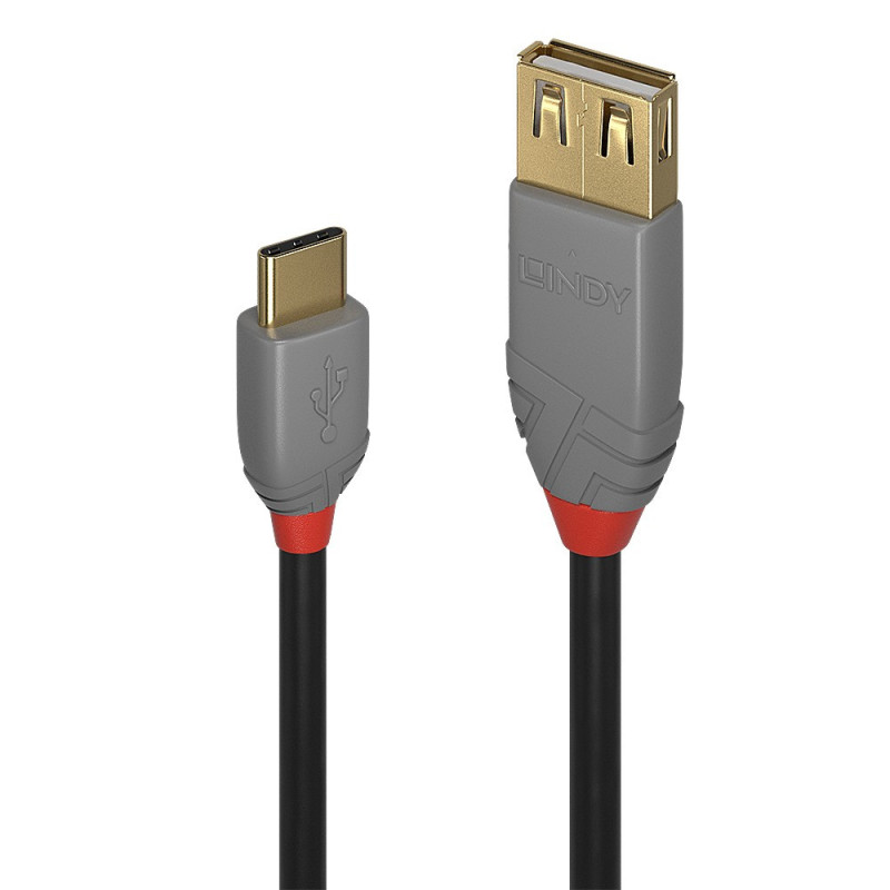 Adapter - Anthra Line 0.15m USB 2.0 Type CM / F 480Mbps