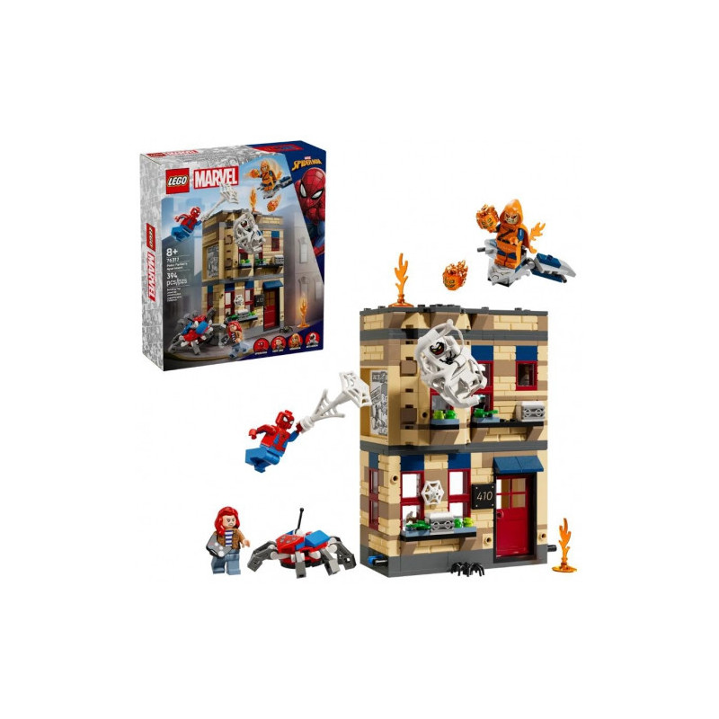 Žaislų Rinkinys - Lego 76317 Marvel Peter Parkerio Butas su Spider-Man ir Hobgoblin - Daugiaspalvis