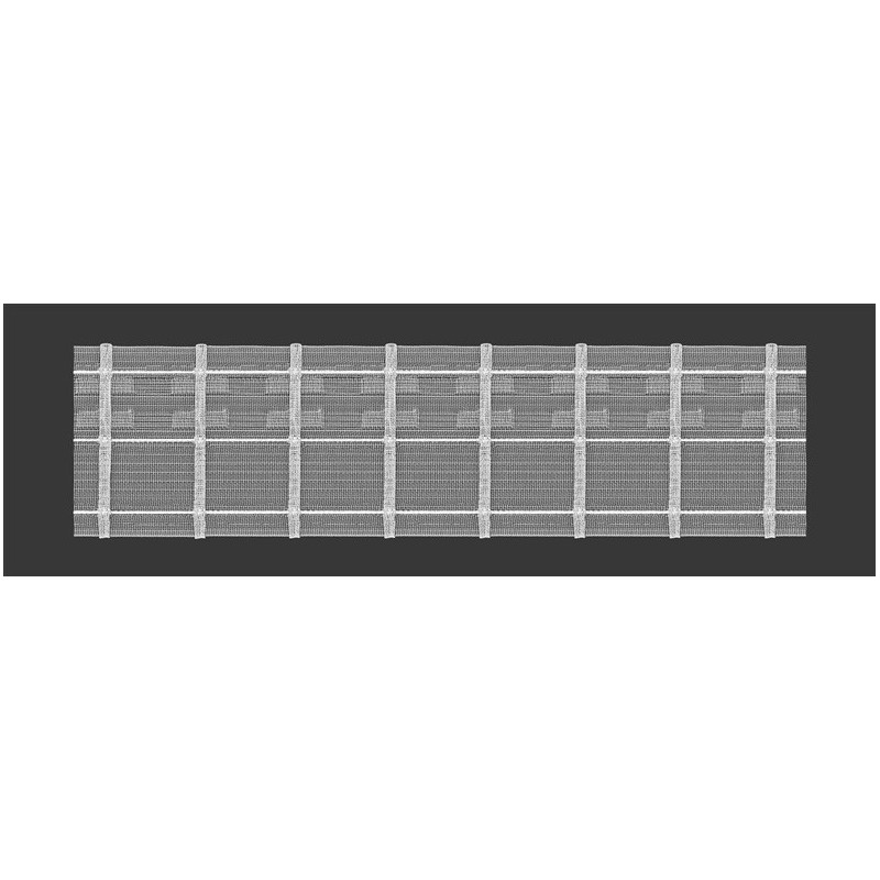 Curtain strip 2.75.150.2, 7.5 mm, white
