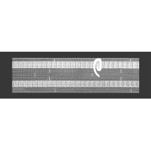 Curtain tape 13.80.000.3, 8 cm, white