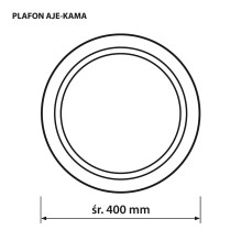 Ceiling Light - Activejet LED Plafond Aje-kama 24w Ceiling Light - Activejet LED Plafond Aje-kama 24w