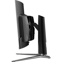 Monitor, MSI, 34", Gaming / Curved / 21 : 9, Panel QD-OLED, 3440x1440, 240, Matte, 0.03 ms, Swivel, Height adjustab