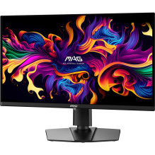 Monitor, MSI, MAG 271QP QD-OLED X24, 26.5", Gaming, Swivel, Pivot, Height adjustable, Tilt, Matte, Panel QD-OLED, 2