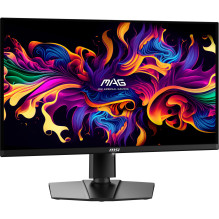 Monitor, MSI, MAG 271QP QD-OLED X24, 26.5", Gaming, Swivel, Pivot, Height adjustable, Tilt, Matte, Panel QD-OLED, 2