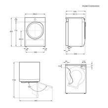 Džiovyklė ELECTROLUX EW8D517VCE Džiovyklė ELECTROLUX EW8D517VCE