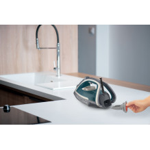 Tefal Ultragliss Anti-Calc Plus FV6842 Garinis lygintuvas 2800 W Mėlyna, Sidabrinė