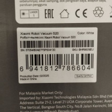 Outlet Grade A Xiaomi Robot Vacuum Cleaner S20 White EU BHR8629EU