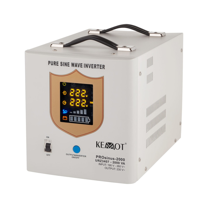 1200W, Pure Sine Wave Inverter - UPS, Backup Electricity for Heating Systems