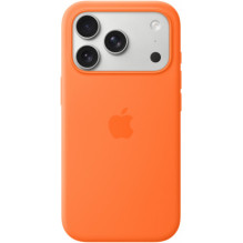Apple Silicone Case with MagSafe iPhone 17 Pro Orange