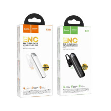 Wireless mono headset (ENC, BT 6.0, 130mah) Hoco E201 white Wireless mono headset (ENC, BT 6.0, 130mah) Hoco E201 white