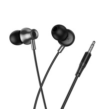 Wired earphones with microphone Jack 3,5 mm Hoco M119 black