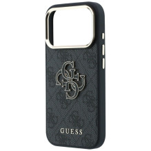GUESS dėklas, skirtas IPHONE 18 Pro Max / 17 Pro Max GUE005482 (PU FW Resin Logo) juodas GUESS dėklas, skirtas IPHONE 18 Pro Max / 17 Pro Max GUE005482 (PU FW Resin Logo) juodas
