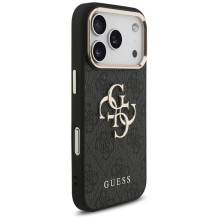 GUESS case for IPHONE 18 Pro / 17 Pro GUE005483 (PU W / Big 4G Classic Logo) black gold GUESS case for IPHONE 18 Pro / 17 Pro GUE005483 (PU W / Big 4G Classic Logo) black gold