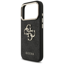 GUESS case for IPHONE 18 Pro / 17 Pro GUE005483 (PU W / Big 4G Classic Logo) black gold GUESS case for IPHONE 18 Pro / 17 Pro GUE005483 (PU W / Big 4G Classic Logo) black gold