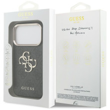 GUESS case for IPHONE 18 Pro / 17 Pro GUE005483 (PU W / Big 4G Classic Logo) black gold GUESS case for IPHONE 18 Pro / 17 Pro GUE005483 (PU W / Big 4G Classic Logo) black gold