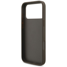 GUESS dėklas, skirtas IPHONE 18 Pro / 17 Pro GUE005601 ( 4G PU didelis logotipas) rudas GUESS dėklas, skirtas IPHONE 18 Pro / 17 Pro GUE005601 ( 4G PU didelis logotipas) rudas