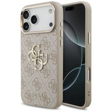 GUESS dėklas, skirtas IPHONE 18 Pro Max / 17 Pro max GUE005593 (su apsauginiu sluoksniu / dideliu 4G klasikiniu logotipu