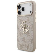 GUESS dėklas, skirtas IPHONE 18 Pro Max / 17 Pro max GUE005593 (su apsauginiu sluoksniu / dideliu 4G klasikiniu logotipu