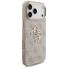 GUESS dėklas, skirtas IPHONE 18 Pro Max / 17 Pro max GUE005593 (su apsauginiu sluoksniu / dideliu 4G klasikiniu logotipu