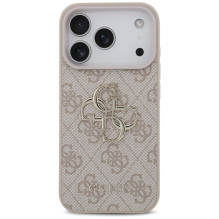 GUESS dėklas, skirtas IPHONE 18 Pro / 17 Pro GUE005597 ( 4G PU Big Logo) rožinis GUESS dėklas, skirtas IPHONE 18 Pro / 17 Pro GUE005597 ( 4G PU Big Logo) rožinis