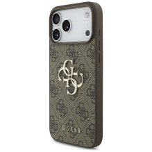 GUESS dėklas, skirtas IPHONE 18 Pro Max / 17 Pro Max GUE005598 ( 4G PU Big Logo) rudas GUESS dėklas, skirtas IPHONE 18 Pro Max / 17 Pro Max GUE005598 ( 4G PU Big Logo) rudas