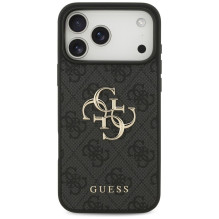 GUESS dėklas, skirtas IPHONE 18 Pro Max / 17 Pro Max GUE005524 ( 4G PU Big Logo) juodas GUESS dėklas, skirtas IPHONE 18 Pro Max / 17 Pro Max GUE005524 ( 4G PU Big Logo) juodas