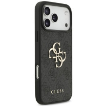GUESS dėklas, skirtas IPHONE 18 Pro Max / 17 Pro Max GUE005524 ( 4G PU Big Logo) juodas GUESS dėklas, skirtas IPHONE 18 Pro Max / 17 Pro Max GUE005524 ( 4G PU Big Logo) juodas
