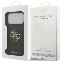 GUESS dėklas, skirtas IPHONE 18 Pro Max / 17 Pro Max GUE005524 ( 4G PU Big Logo) juodas GUESS dėklas, skirtas IPHONE 18 Pro Max / 17 Pro Max GUE005524 ( 4G PU Big Logo) juodas