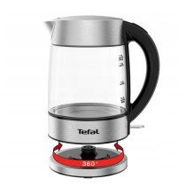 Tefal KI772D elektrinis virdulys 1,7 l 2400 W Nerūdijančio plieno, Permatomas