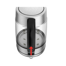 Tefal KI772D elektrinis virdulys 1,7 l 2400 W Nerūdijančio plieno, Permatomas