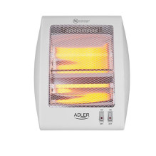 Adler AD 7709 baltas kvarcinis elektrinis šildytuvas, 800 W Adler AD 7709 baltas kvarcinis elektrinis šildytuvas, 800 W