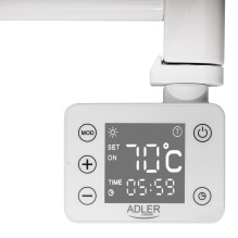 Adler AD 7824 elektrinis vonios šildytuvas su LED lempute, baltas