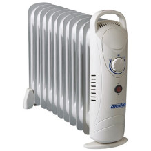 Mesko MS 7806 elektrinis šildytuvas, alyvos šildymas, elektrinis šildytuvas patalpoms, baltas, 1200 W