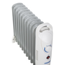 Mesko MS 7806 elektrinis šildytuvas, alyvos šildymas, elektrinis šildytuvas patalpoms, baltas, 1200 W
