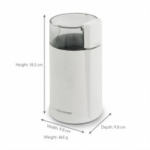 Esperanza EKC001W Coffee Grinder White 160 W