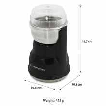 Esperanza EKC002K coffee grinder 160 W Black Esperanza EKC002K coffee grinder 160 W Black