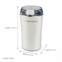 Esperanza EKC008W Coffee Grinder White 160 W Esperanza EKC008W Coffee Grinder White 160 W