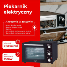 Adler AD 6026 orkaitė, juoda Adler AD 6026 orkaitė, juoda