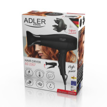 Adler AD 2267 plaukų džiovintuvas, juodas, 2500 W Adler AD 2267 plaukų džiovintuvas, juodas, 2500 W