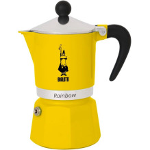 Coffee maker BIALETTI RAINBOW 6TZ 300 ml Yellow Coffee maker BIALETTI RAINBOW 6TZ 300 ml Yellow