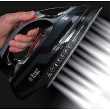 Russell Hobbs 20630-56 lygintuvas Lygintuvas sausu ir gariniu būdu Keraminis padas 3100 W Juoda, Pilka